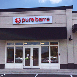 Photograph of the Pure Barre storefront